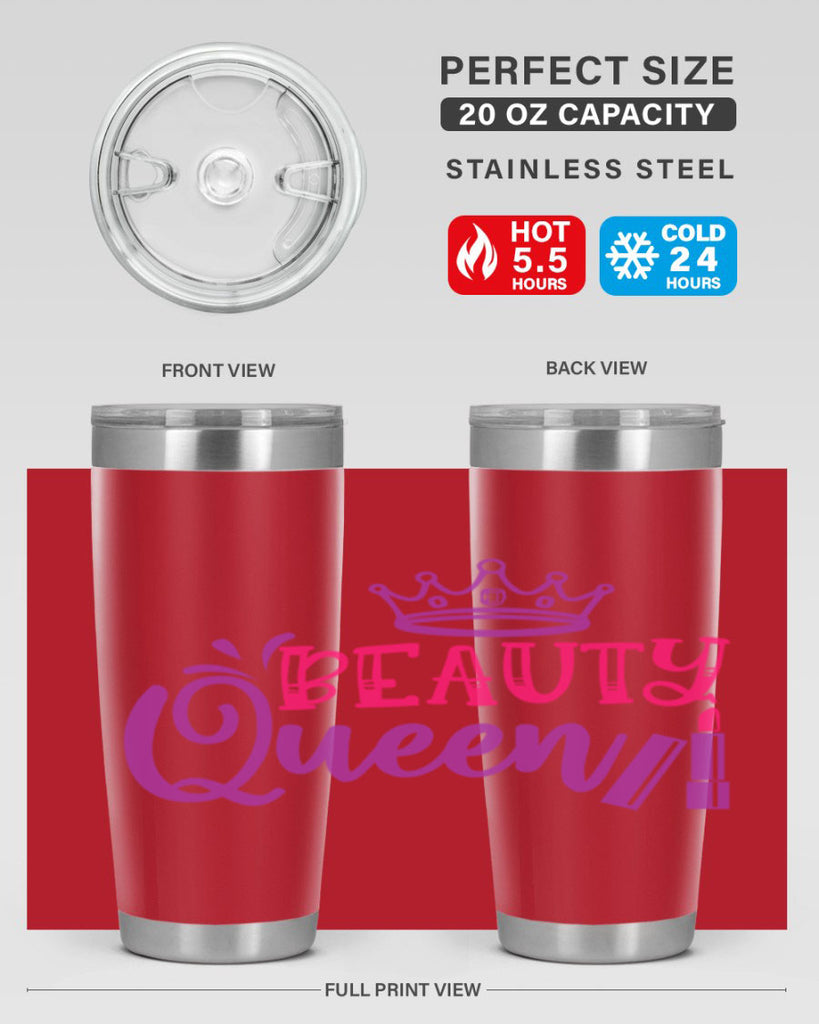 Beauty Queen Style 250#- make up- Tumbler