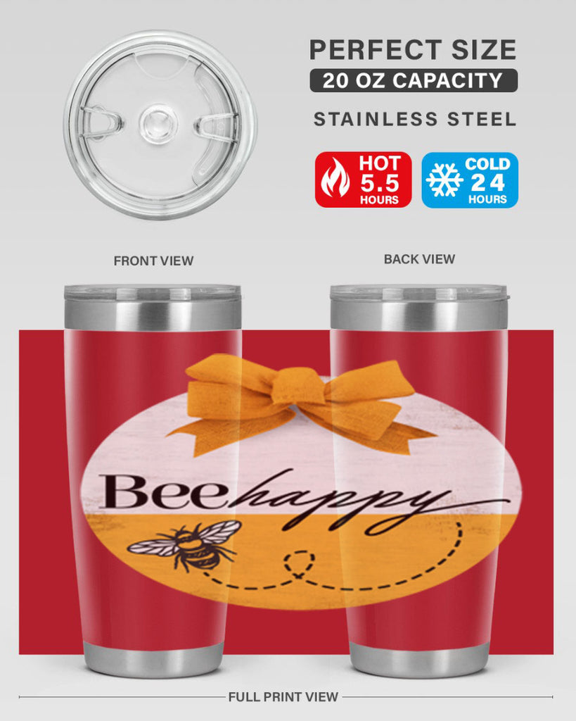 Bee Happy Mockup27#- spring- Tumbler