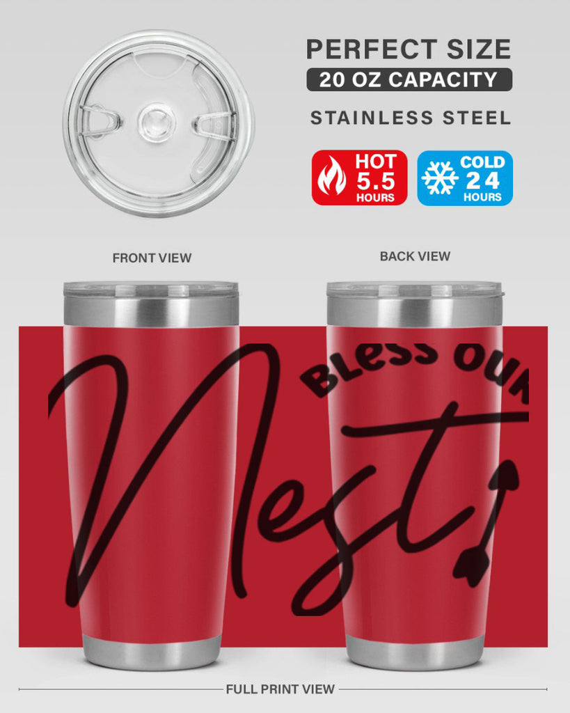Bless Our Nest55#- spring- Tumbler