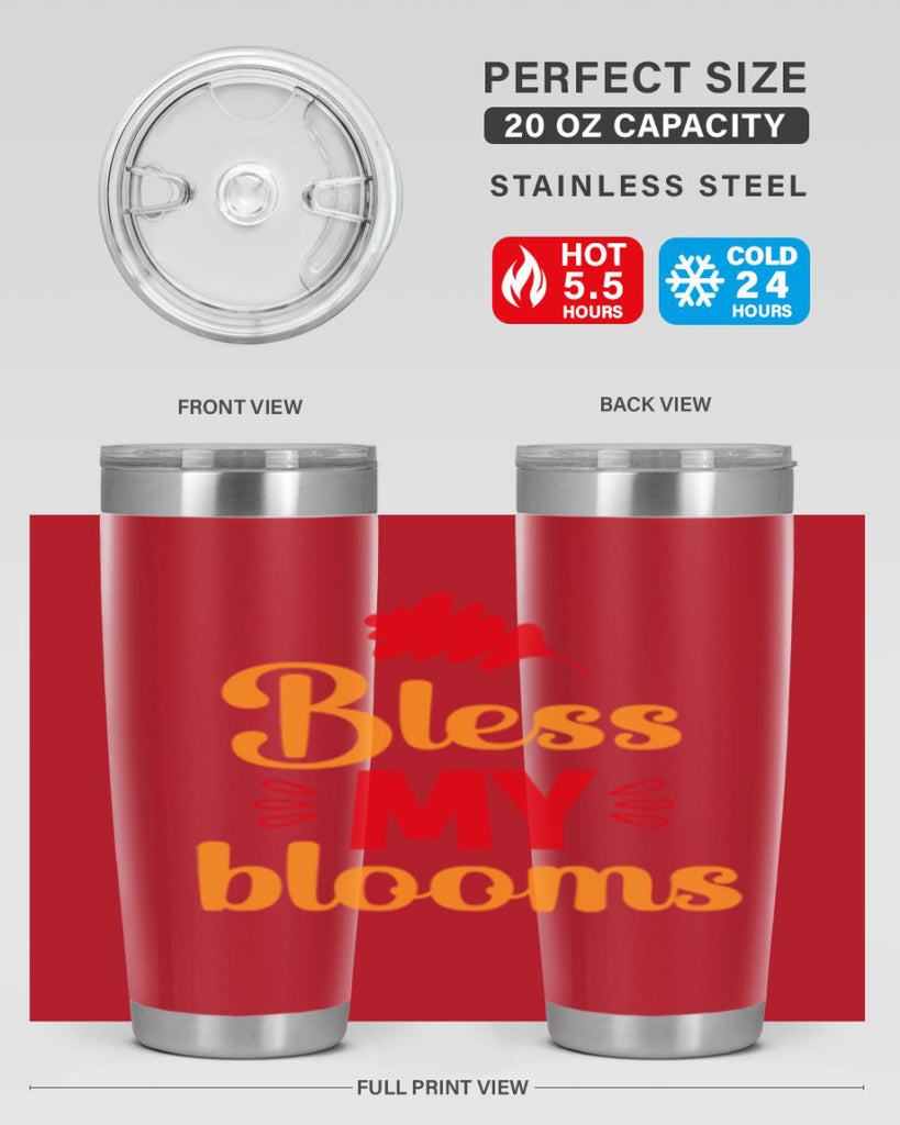 Bless my blooms 43#- spring- Tumbler