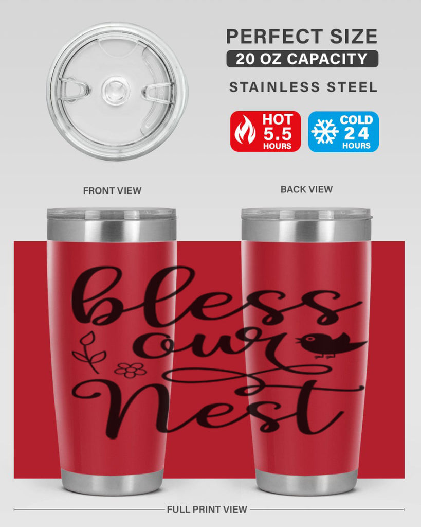 Bless our nest  68#- spring- Tumbler