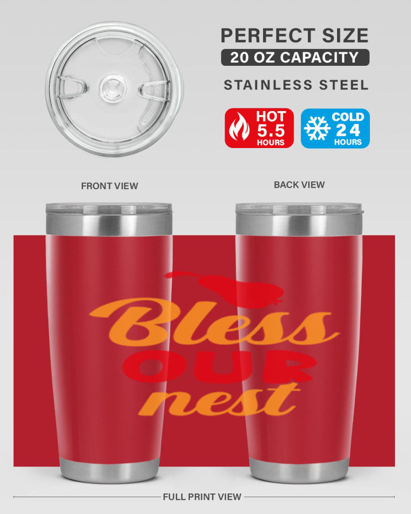 Bless our nest 53#- spring- Tumbler