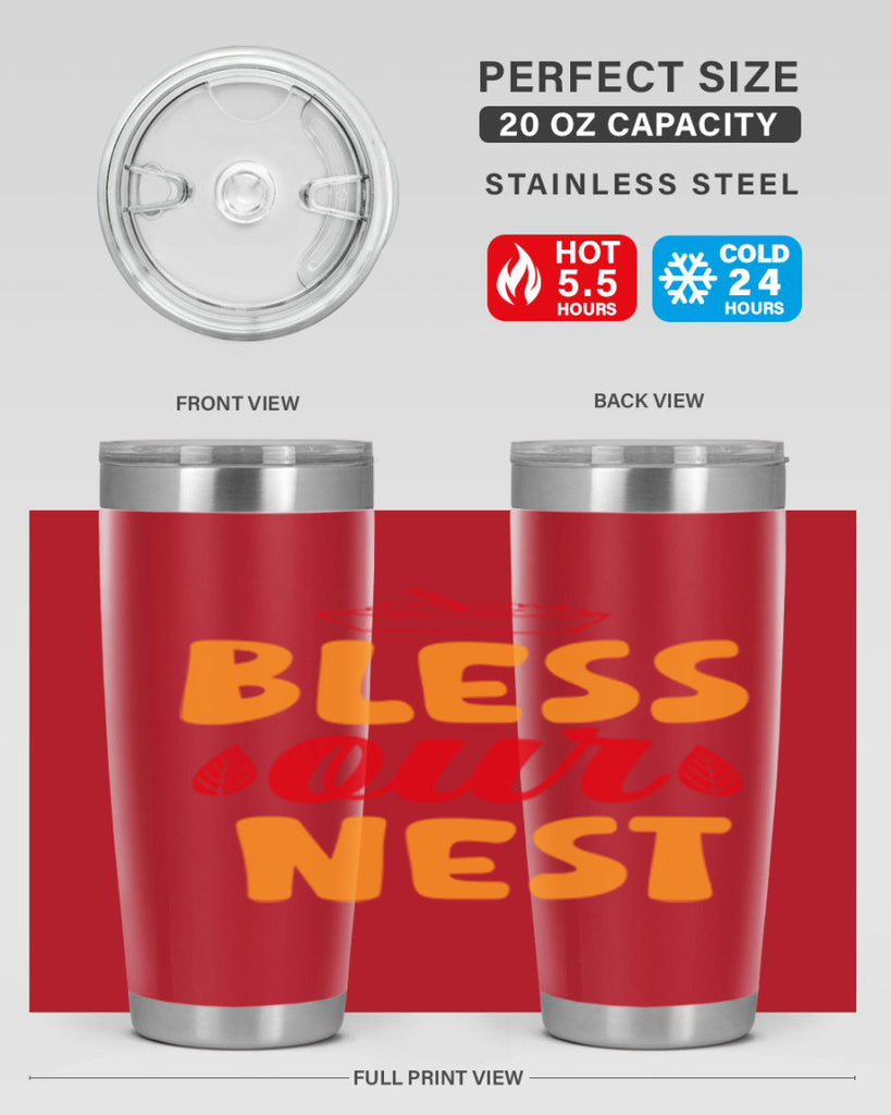 Bless our nest 54#- spring- Tumbler