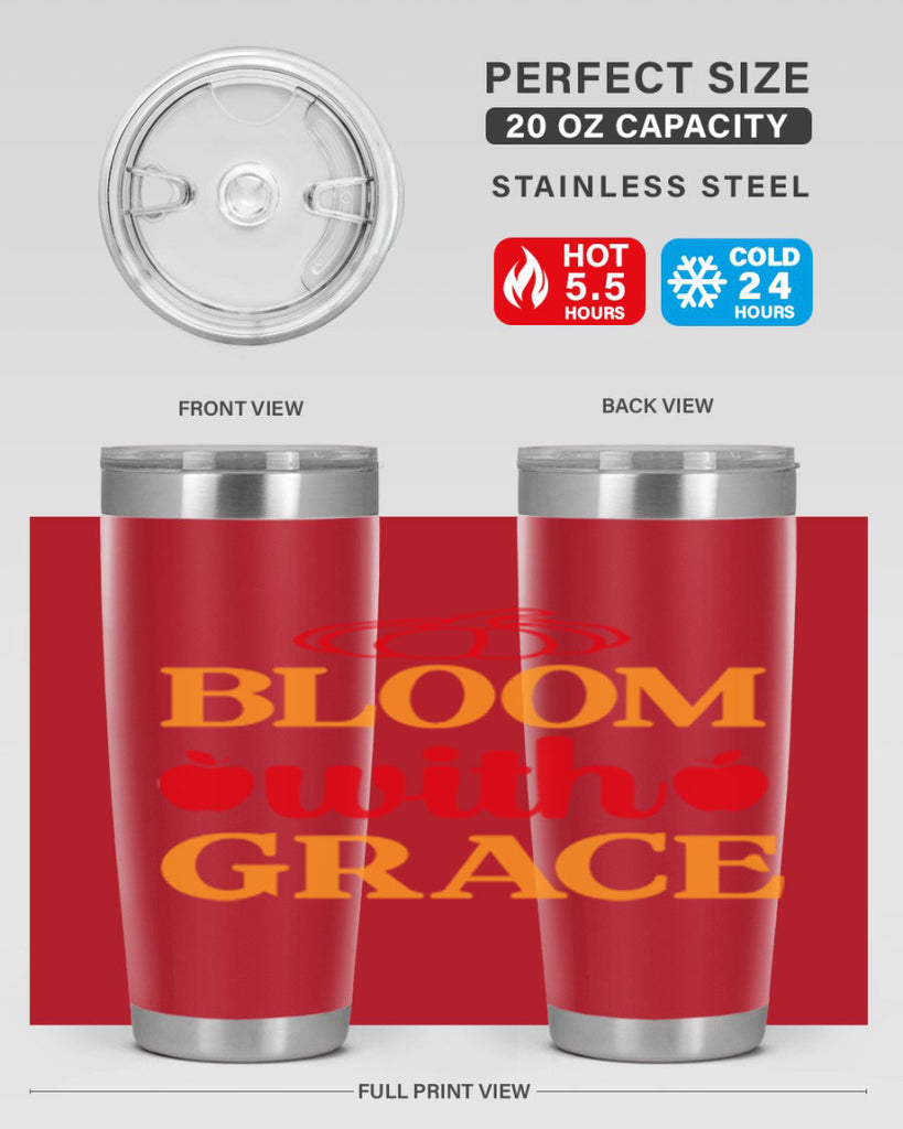 Bloom with grace 82#- spring- Tumbler