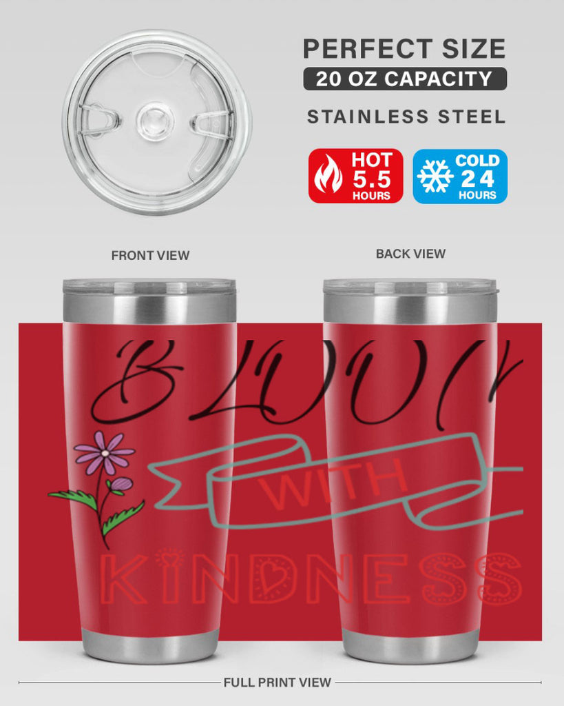Bloom with kindness  91#- spring- Tumbler