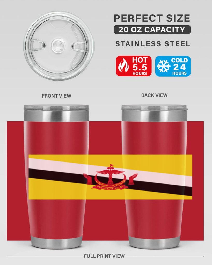 Brunei 173#- world flags- Tumbler