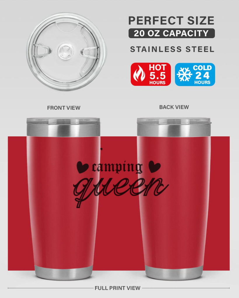 Camping queen 143#- zodiac- Tumbler