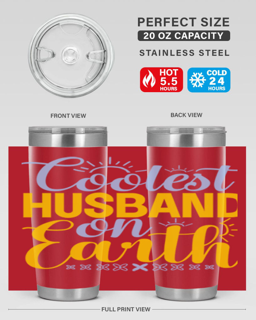 Coolest husband on earth61#- winter- Tumbler