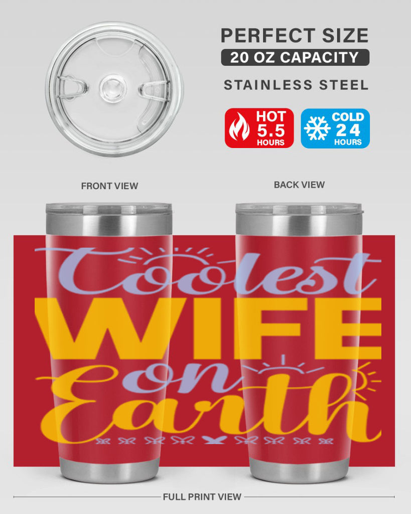 Coolest wife on earth62#- winter- Tumbler