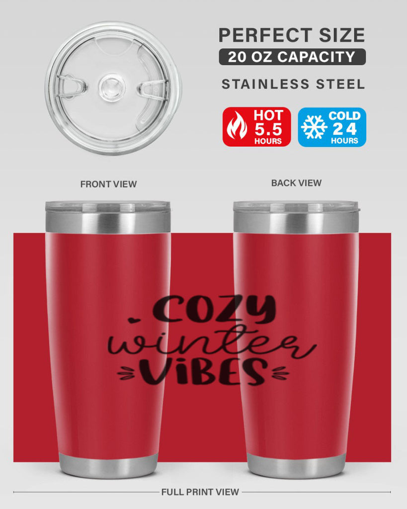 Cozy Winter Vibes 69#- winter- Tumbler