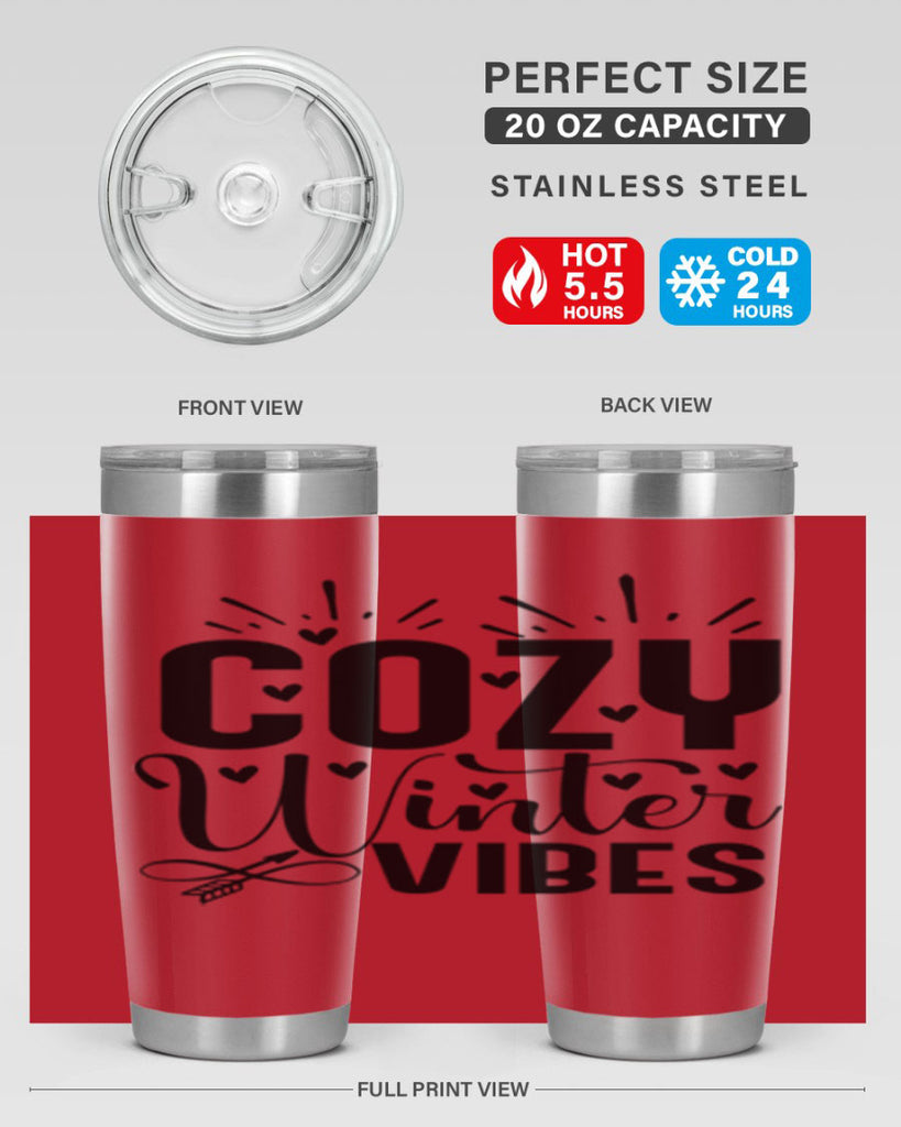 Cozy Winter Vibes 70#- winter- Tumbler
