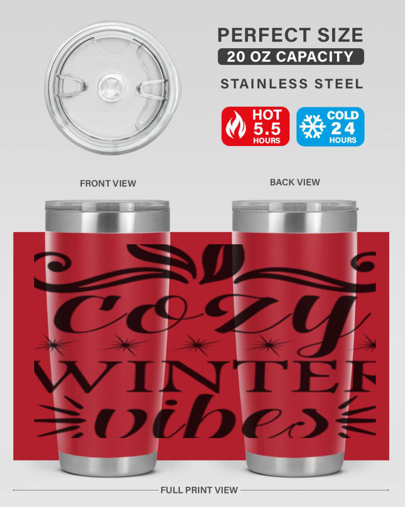 Cozy Winter Vibes 78#- winter- Tumbler