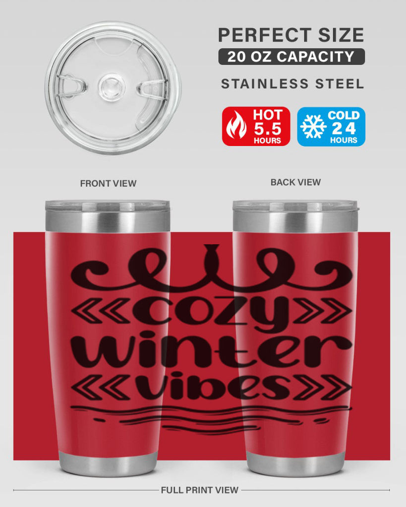 Cozy Winter Vibes 80#- winter- Tumbler