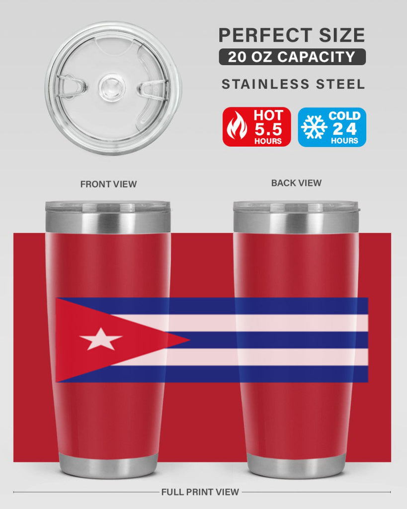Cuba 154#- world flags- Tumbler