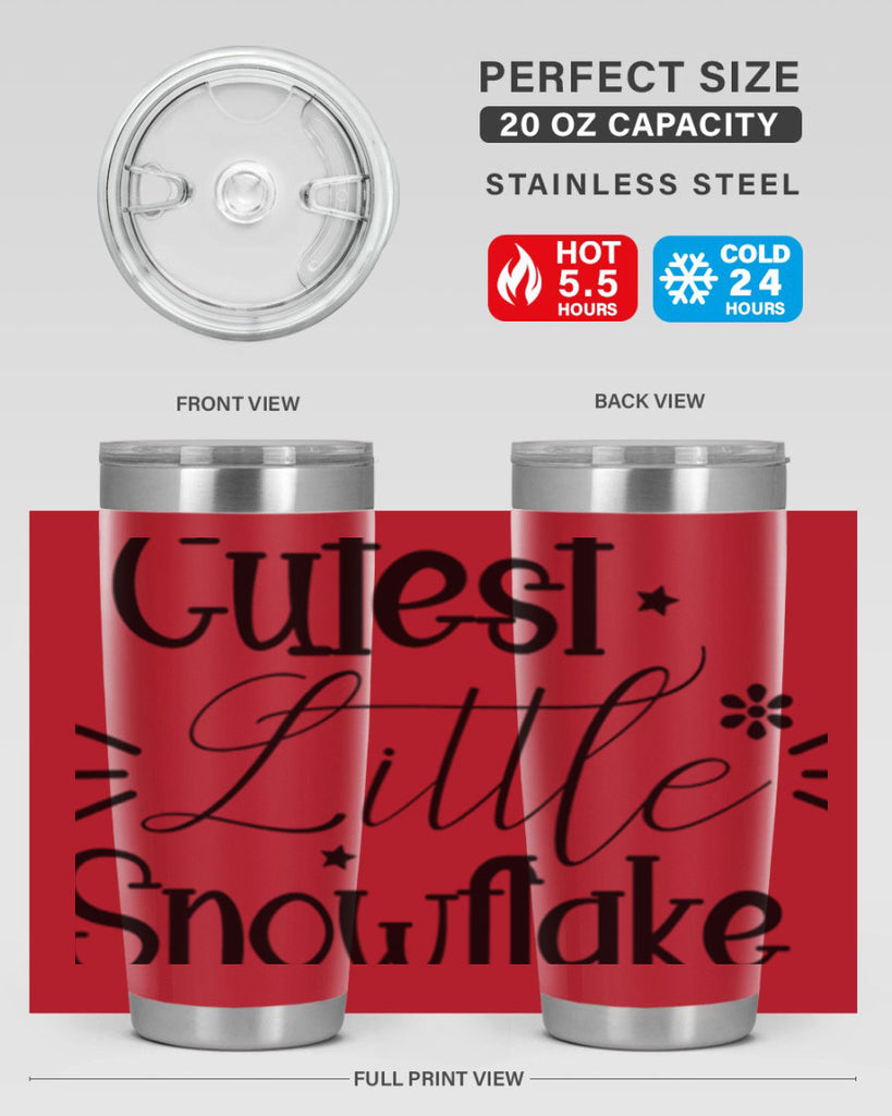 Cutest Little Snowflake90#- winter- Tumbler