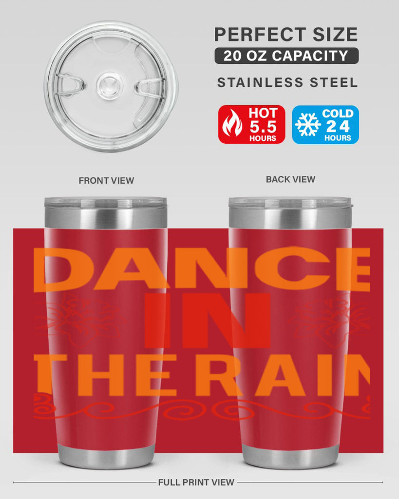 Dance in the rain 117#- spring- Tumbler