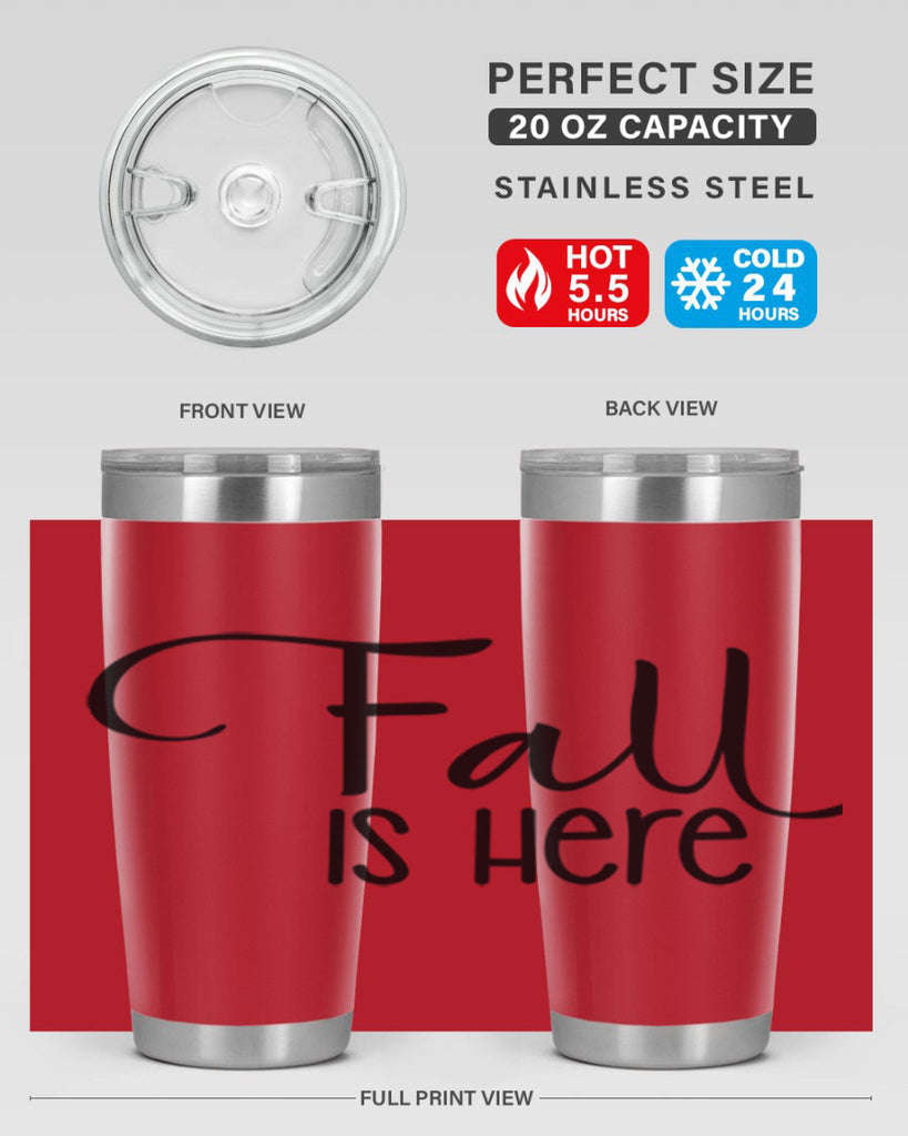 Fall Is Here 109#- fall- Tumbler