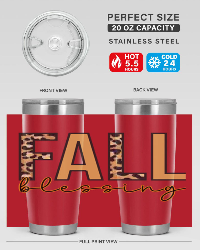 Fall blessing 90#- fall- Tumbler