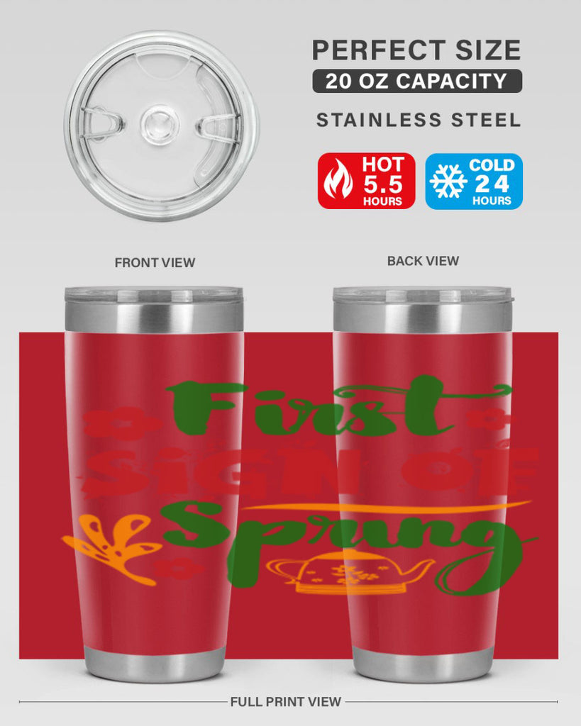 First Sign of Spring 139#- spring- Tumbler
