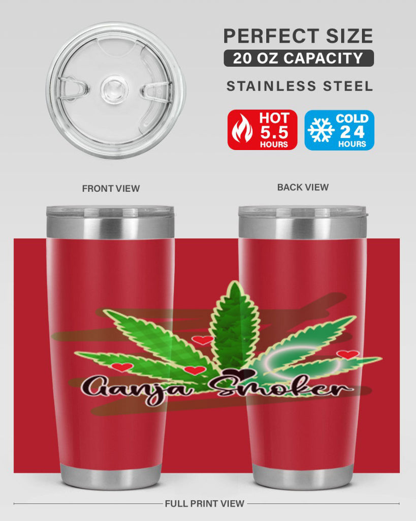 Ganja Smoker 88#- marijuana- Tumbler