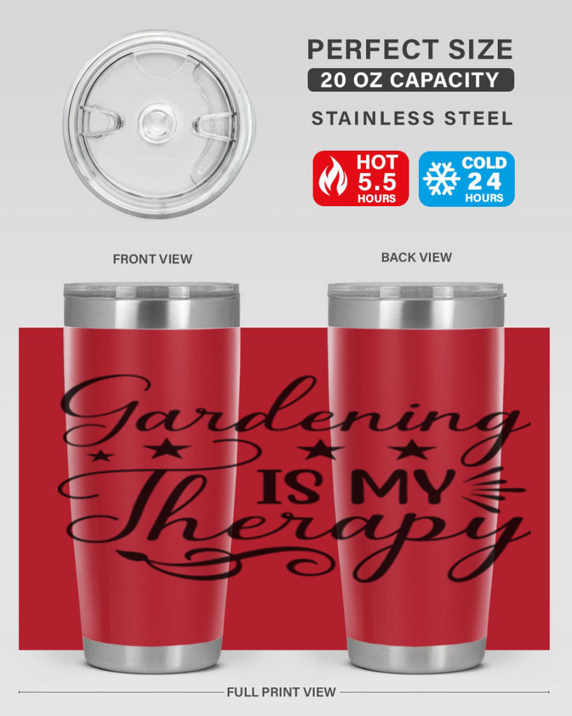 Gardening is My Therapy 145#- spring- Tumbler