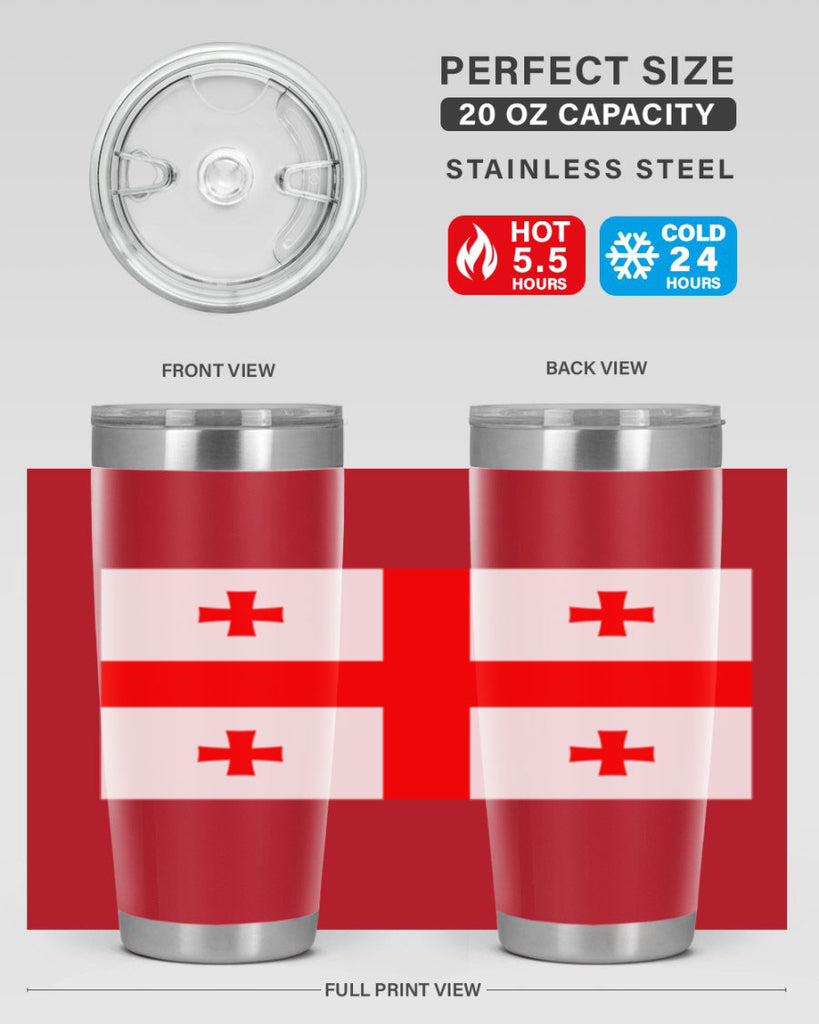 Georgia 134#- world flags- Tumbler
