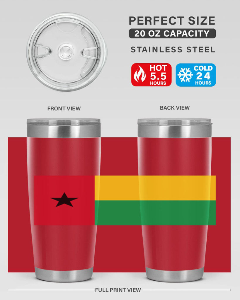 GuineaBissau 128#- world flags- Tumbler