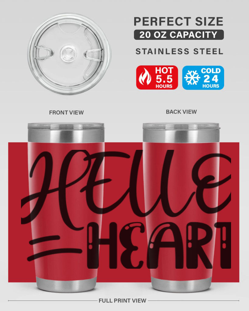 HELLO HEART  220#- spring- Tumbler