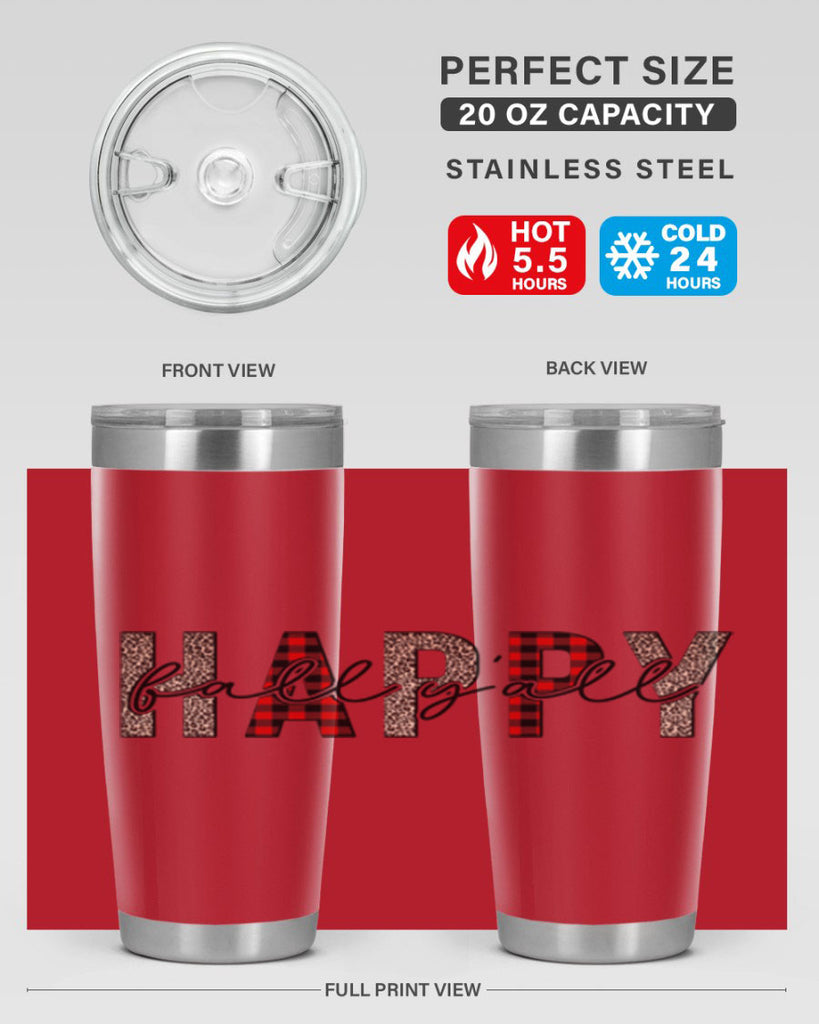Happy Fall Y all 228#- fall- Tumbler