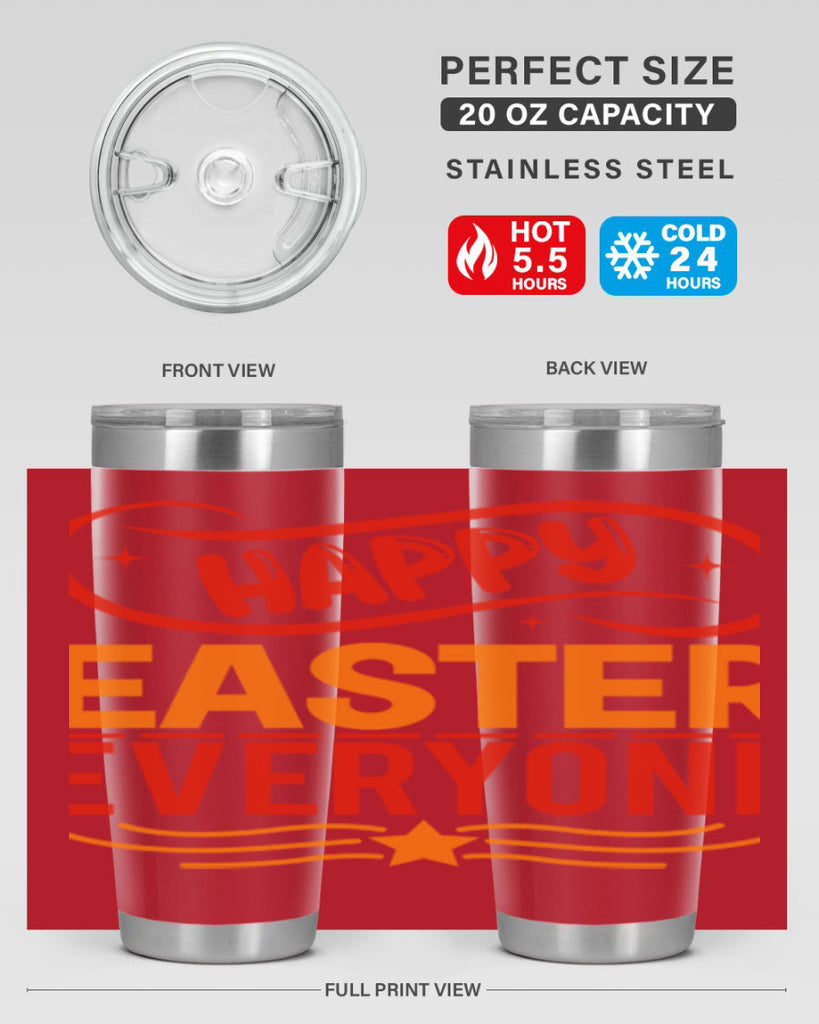 Happy easter everyone 155#- spring- Tumbler