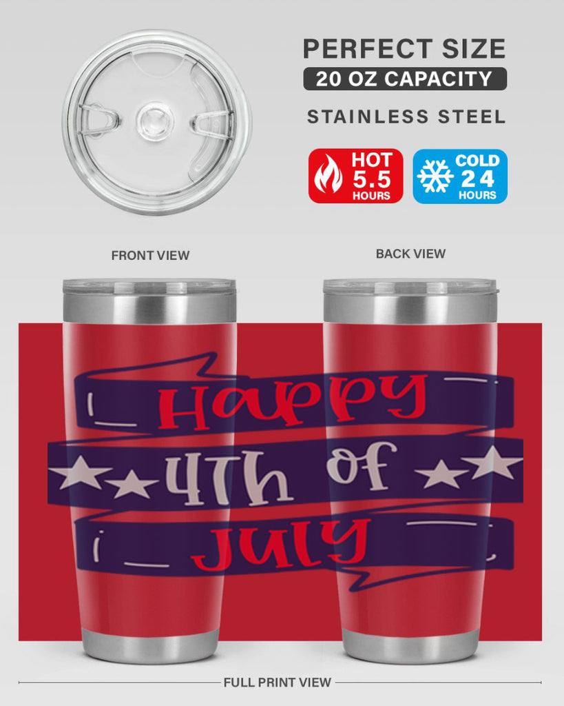 Happy th Of July Style 154#- Fourt Of July- Tumbler
