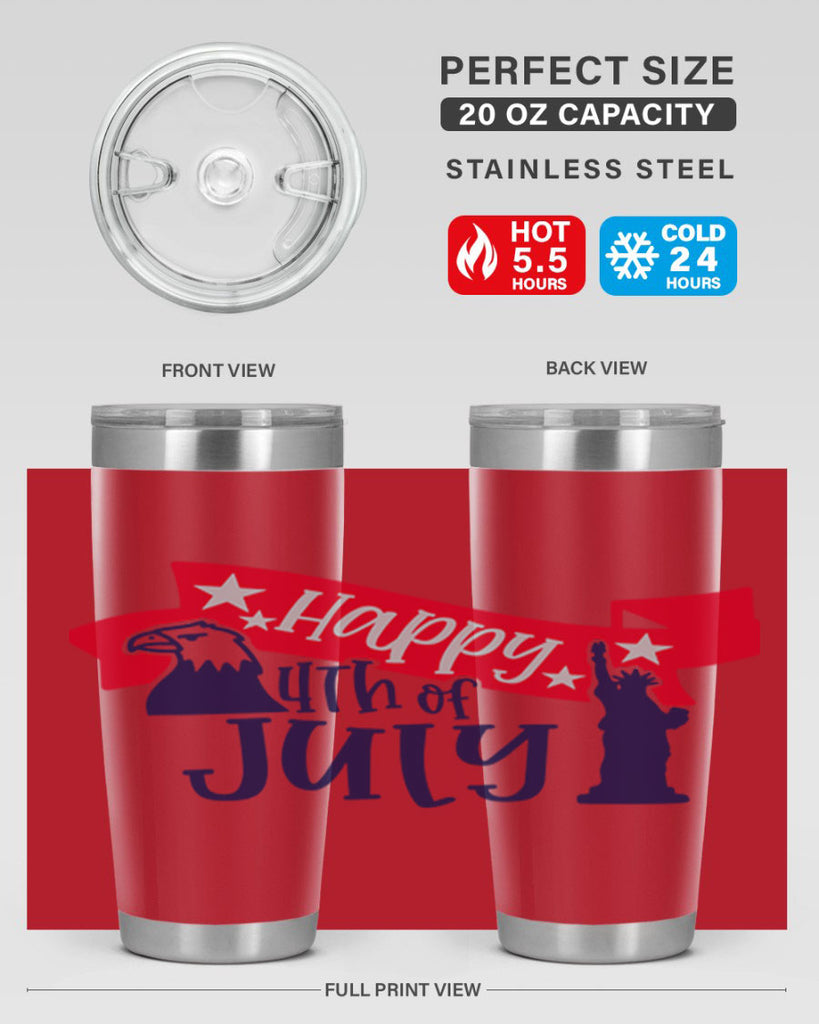 Happy th Of July Style 156#- Fourt Of July- Tumbler