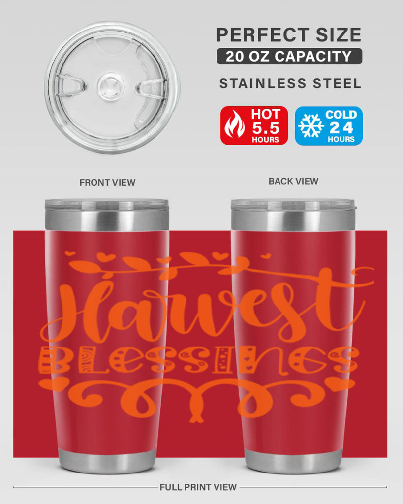 Harvest Blessings 266#- fall- Tumbler