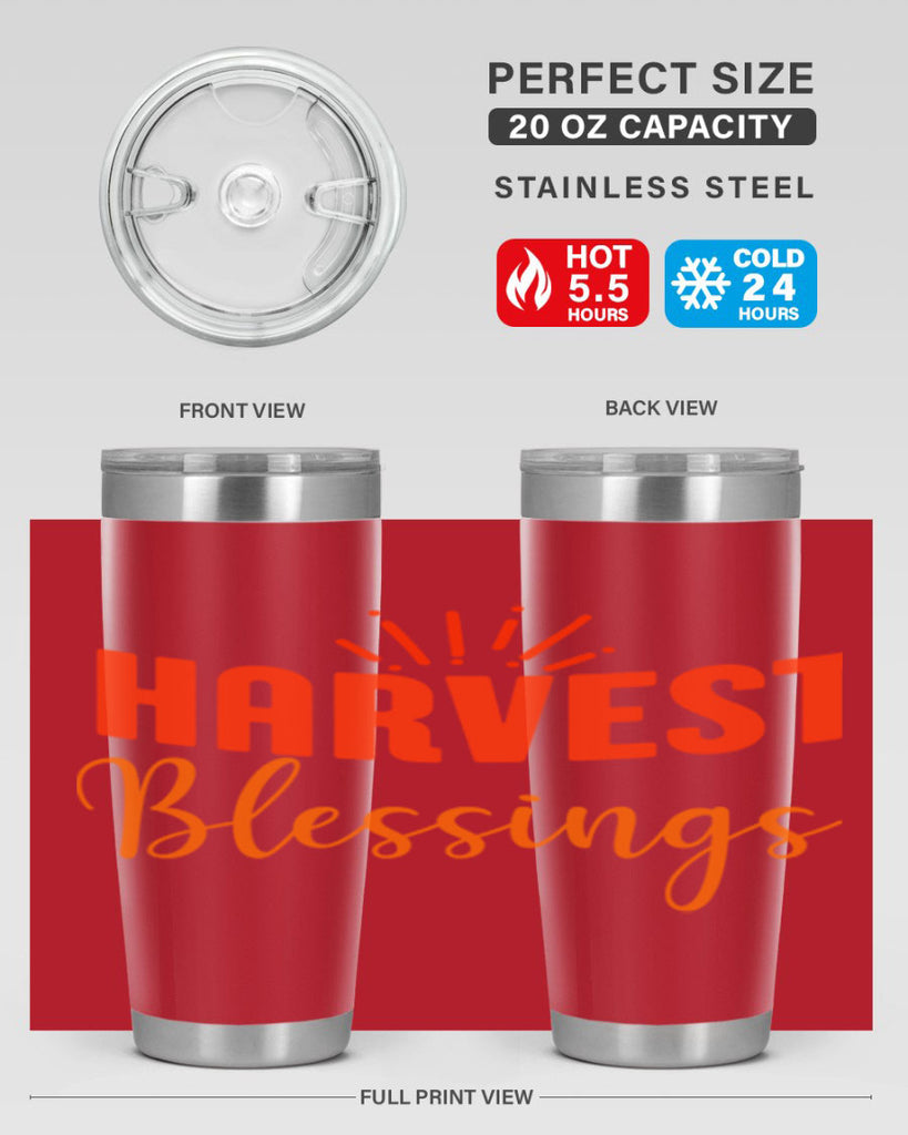 Harvest Blessings Design 264#- fall- Tumbler
