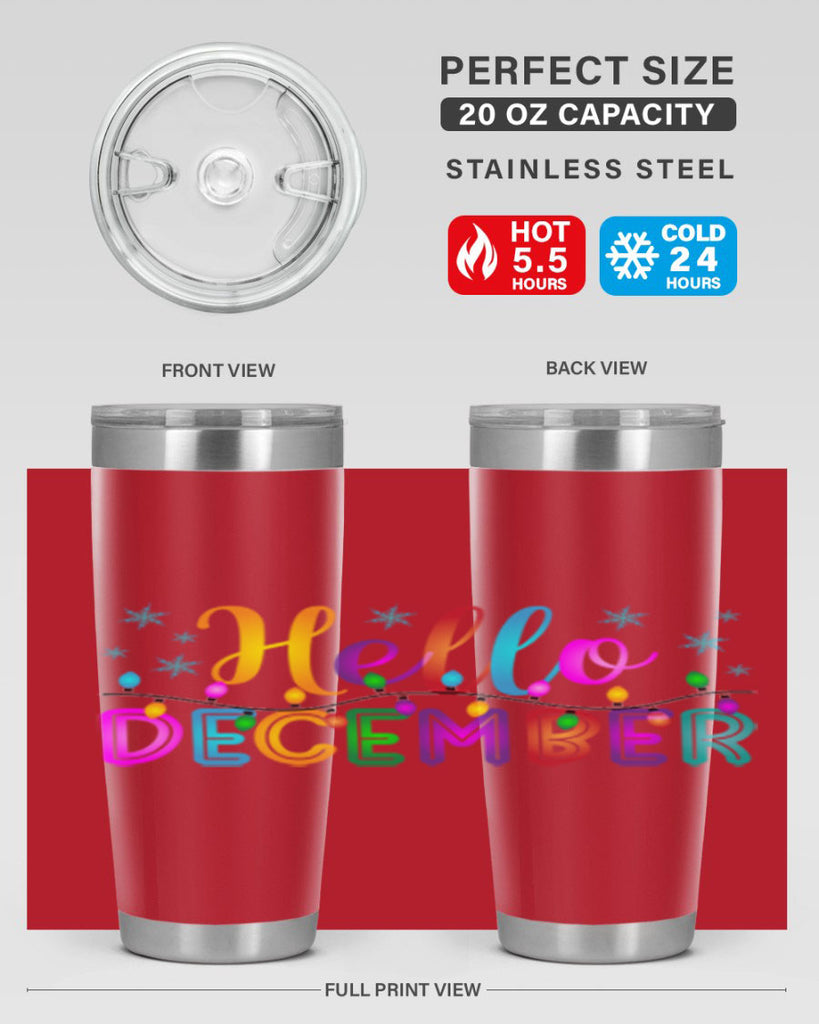 Hello December Winter 177#- winter- Tumbler