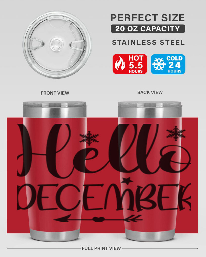 Hello December161#- winter- Tumbler