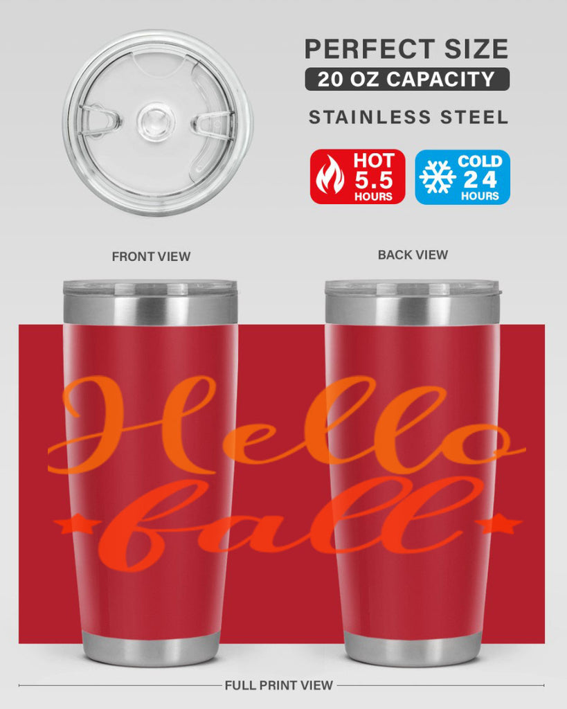 Hello Fall Design 278#- fall- Tumbler