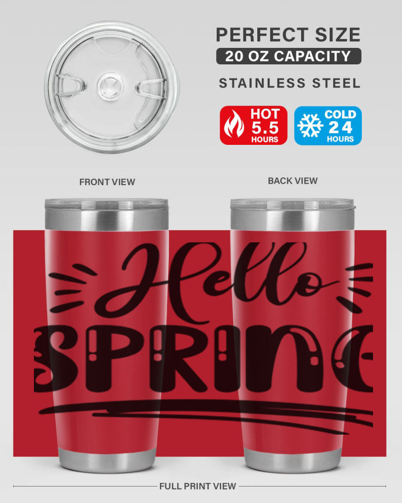 Hello Spring  229#- spring- Tumbler