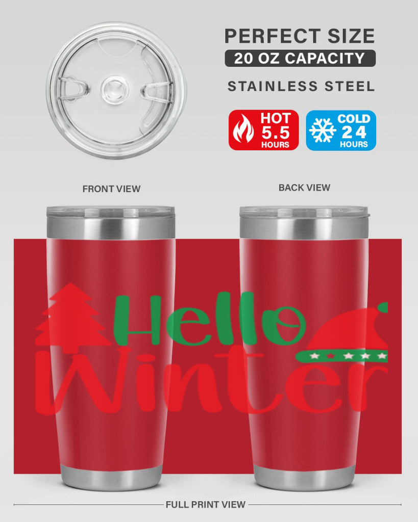 Hello Winter 180#- winter- Tumbler