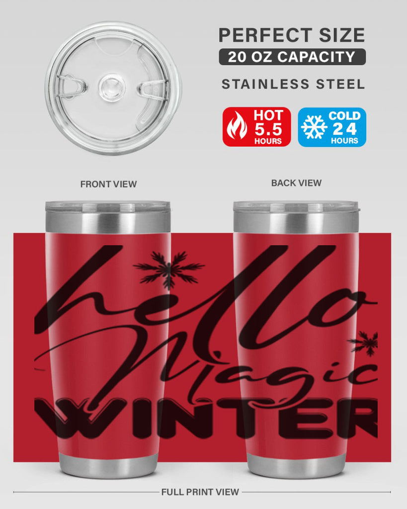 Hello magic winter 178#- winter- Tumbler