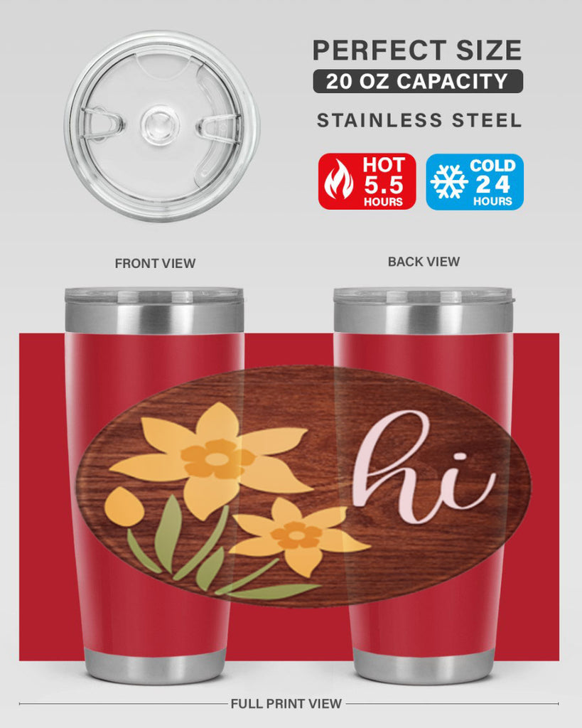 Hi daffodil flower Mockup235#- spring- Tumbler