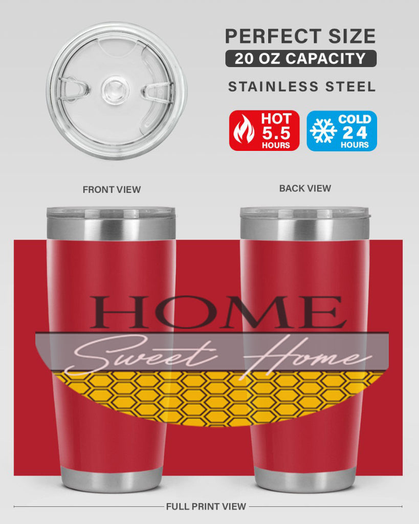 Home Sweet Home Hive lines246#- spring- Tumbler