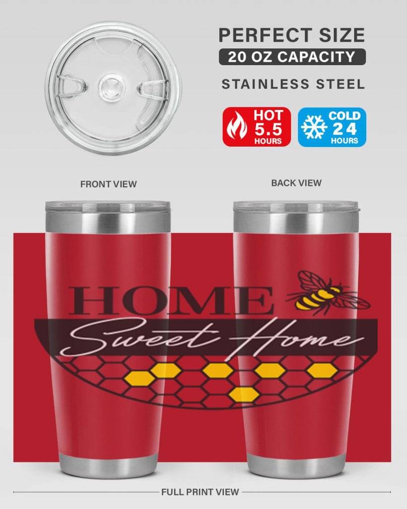 Home Sweet home bee and hive244#- spring- Tumbler