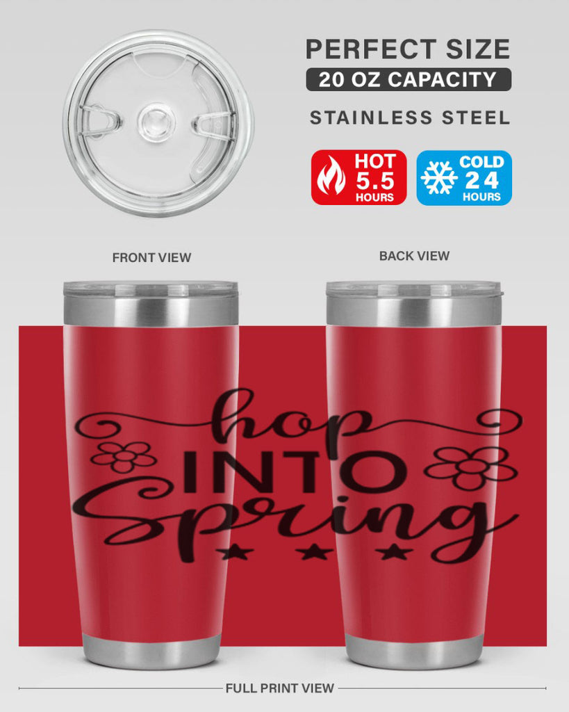 Hop into spring  252#- spring- Tumbler
