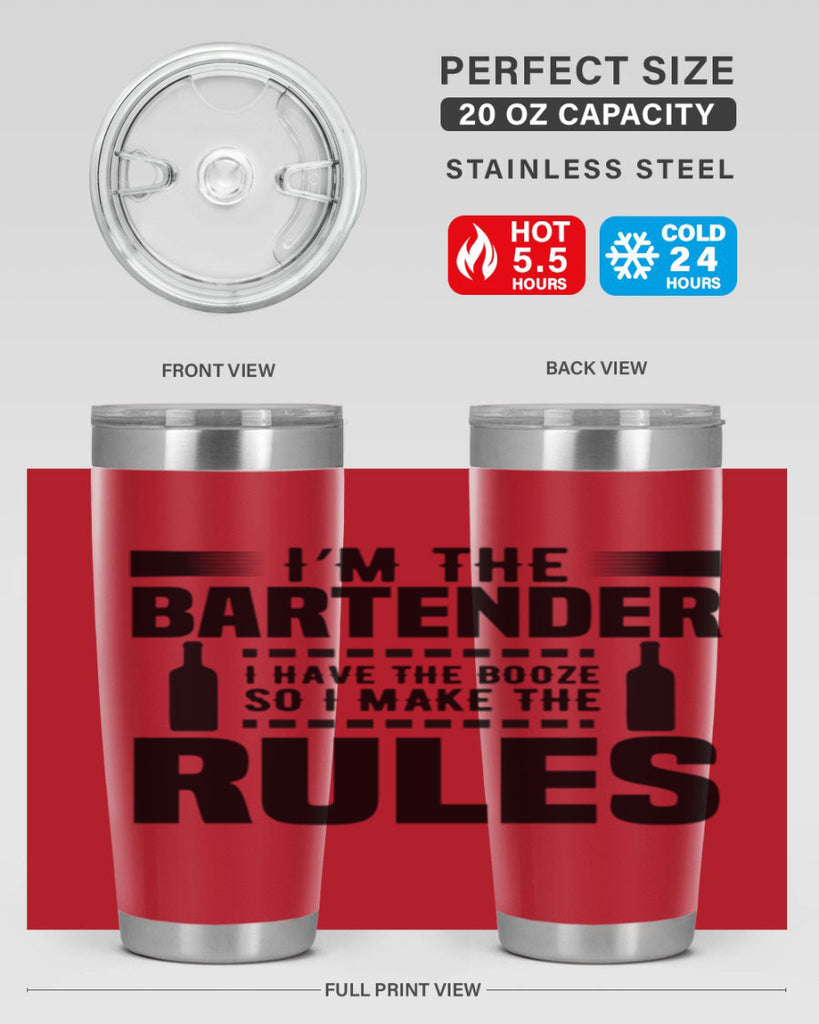 I am the Bartender Style 2#- bartender- tumbler
