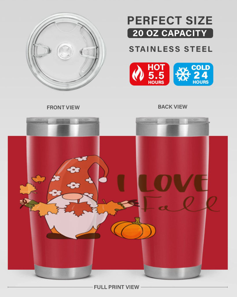 ILoveFallGnome 344#- fall- Tumbler