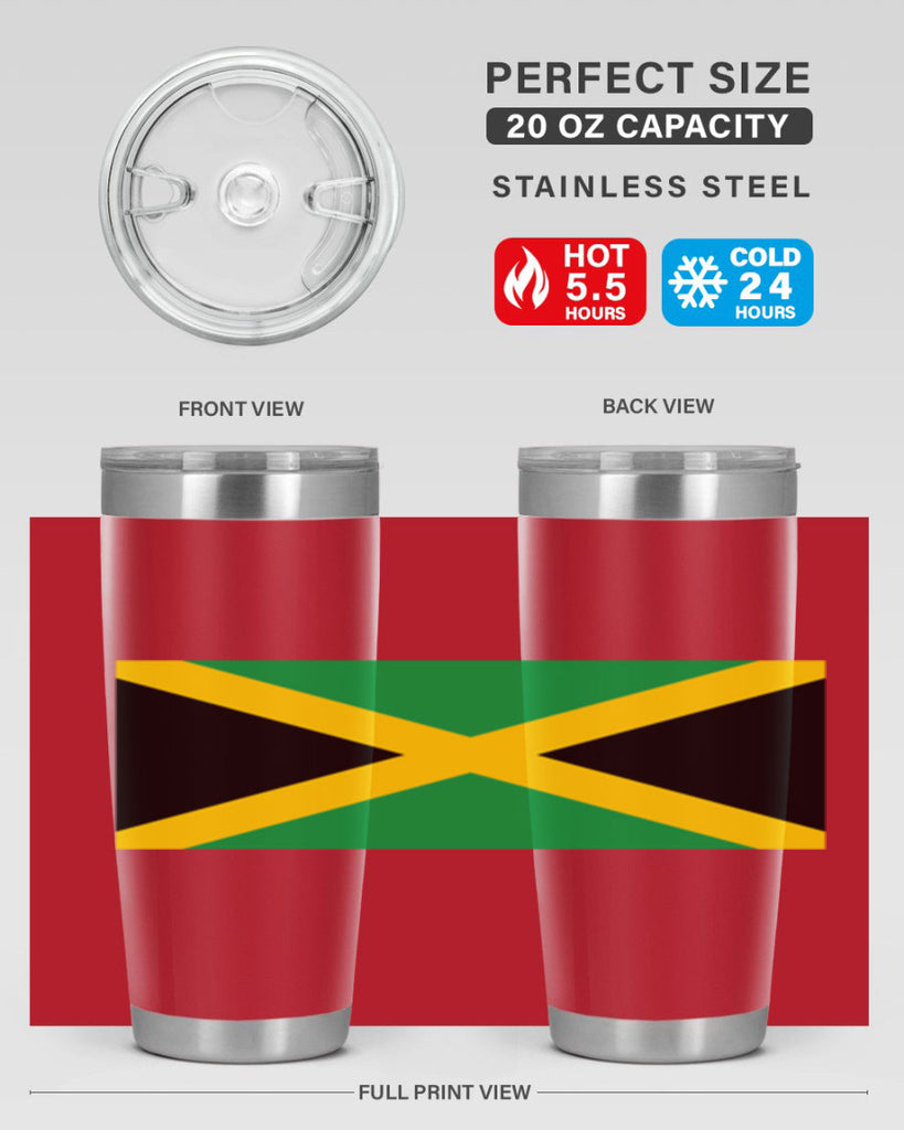 Jamaica 114#- world flags- Tumbler