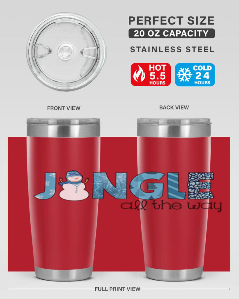 Jingle all the way 279#- winter- Tumbler
