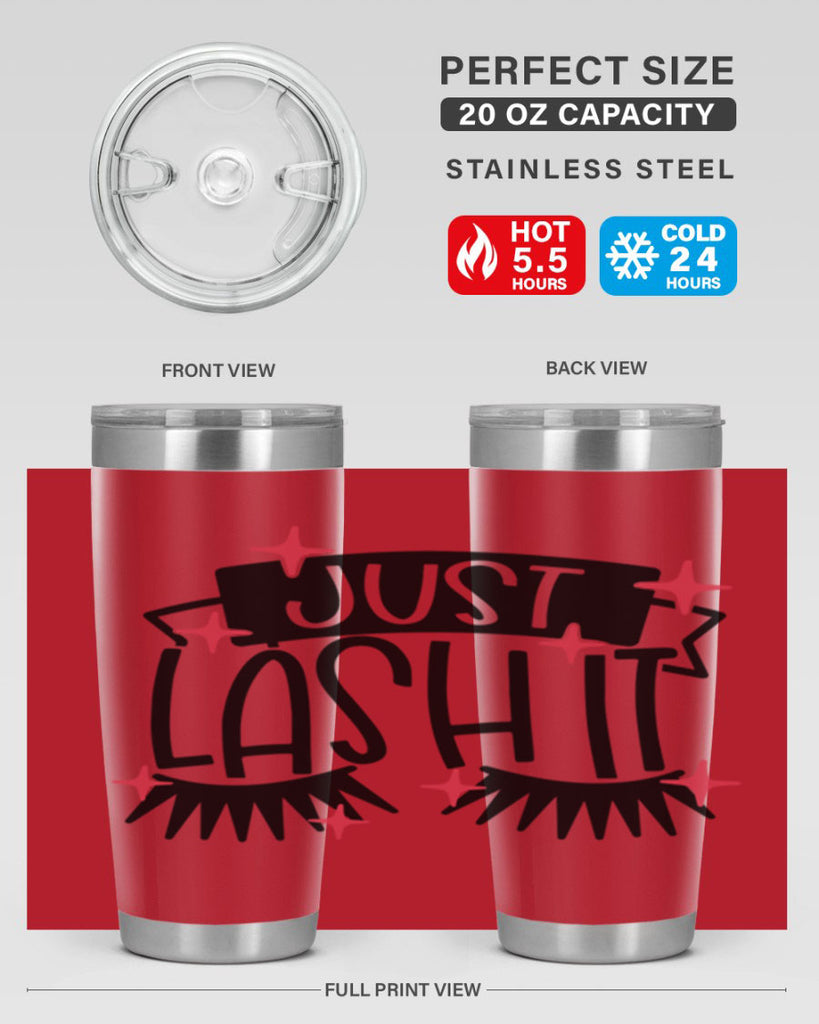 Just Lash It Style 77#- make up- Tumbler