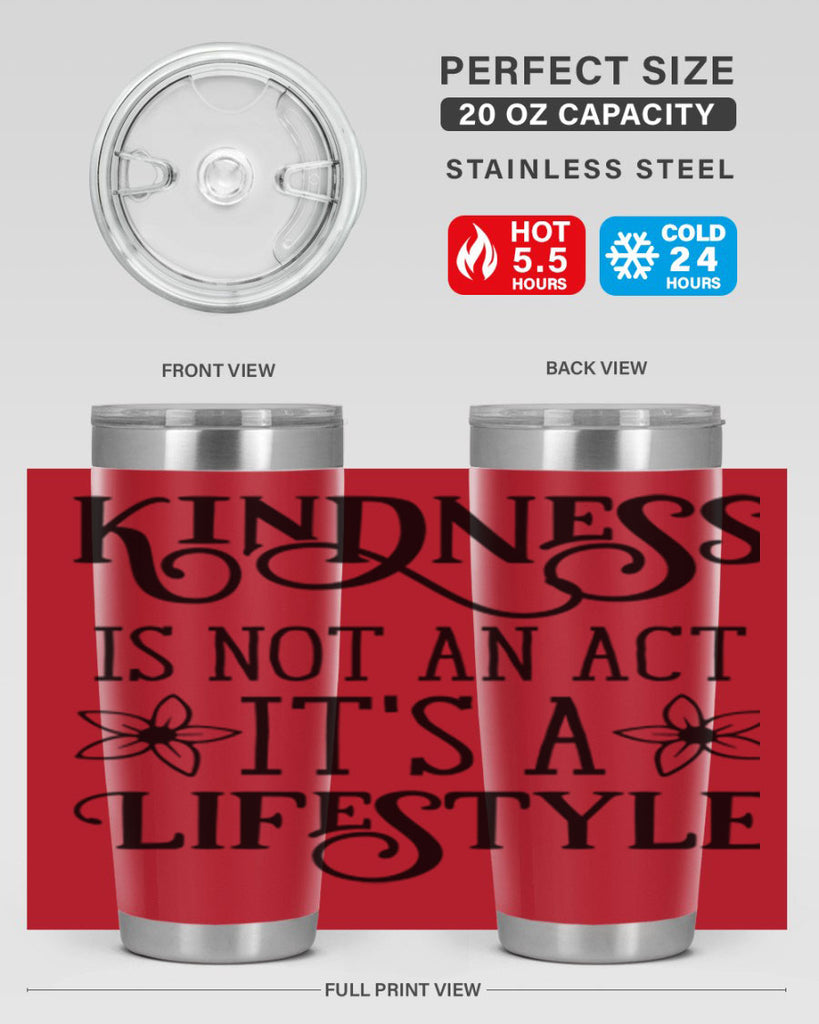 Kindness is not an act 295#- spring- Tumbler